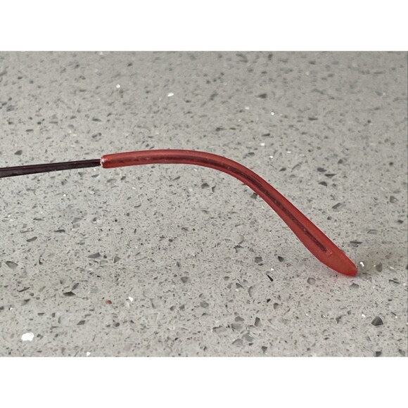 Elle Eyeglasses Frames ONLY Womens Wine Red Metal Full Rim Rectangular 53-17-135 - Picture 7 of 13